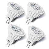Bonlux 12V Ceramic MR11 GU4.0 LED Spotlight Bulbs 4W G4/GU4 Base 35W Halogen Replacement Bulb Lamps for Landscape Track Accent Lighting, Warm White 3000K (4-Pack)