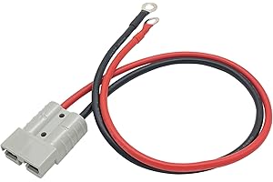 JooFn Electric Forklift Charging Plug 10AWG Battery Connect Cable with Quick Connector 50A 600V and O Ring for Battery Cars, Sightseeing Cars, Tractors, Motors
