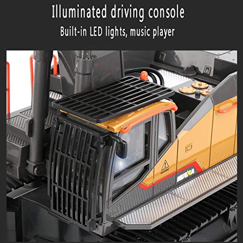 AWJK Fernbedienung Bagger 22 Kanäle Ferngesteuerter Rc Bagger Hergestellt Mit Einem Wahren Verhältnis Von 1:14 Metall… – Bild 5