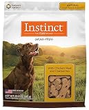 Instinct Grain Free All Natural Oven-Baked Biscuits with Chicken Meal & Cranberries Dog Treats by Nature's Variety, 10 oz. Bag