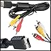 Storite 1.8M RCA TV 3 RCA Adapter Cable AV Cable Audio Video Cable for Sony Playstation 1, Playstation 2 and Playstation 3 (PS2-PS3) Multimedia