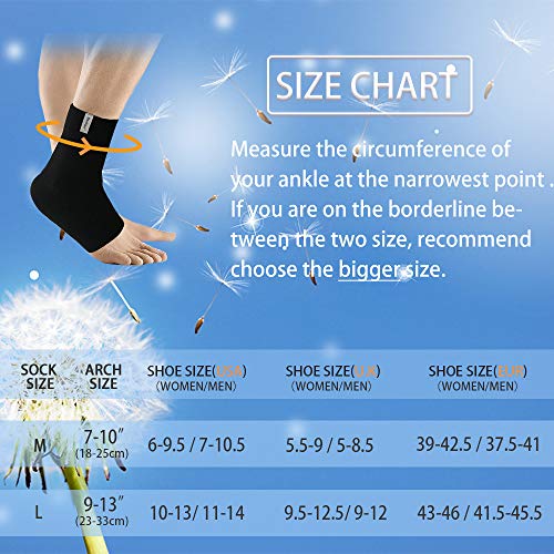 image for BenKen 1 PC Foot Compression Ankle Brace Support,Soft and Breathable S