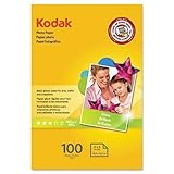 KODAK Photo Paper Gloss 4 X 6, 100 count, 52lb-200