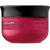 Nativa SPA by O Boticário, Plum Whipped Cream Body Oil with 100% Pure Quinoa Oil & Plum Extract, Hydrating Cream-to-Oil Formula, Nourishment for Silky Skin, 7 Ounce (200g)