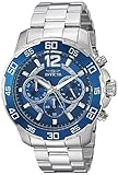 Invicta Men's Pro Diver Quartz Watch with Stainless-Steel Strap, Silver, 22 (Model: 22713)