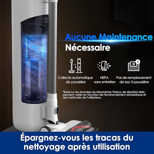 Tineco Pure One Station 5 Plus Smart Cordless Vacuum Cleaner with 2.5L Automatic Dust Base, Full Self-Cleaning, 175W Suction, ZeroTangle Technology, iLoop Smart Sensor