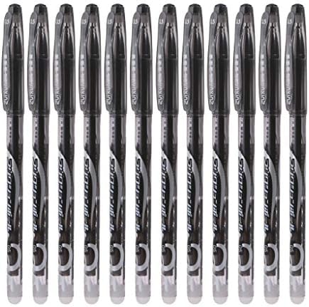 Ruda 12pcs 0.5mm Erasable Pen Red Blue Black Refill Gel Ink Pens Set School Office Supplies Stationery Student Kids Gift