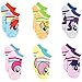 My Little Pony Girls and Women's 6 pack Socks (6-8 Youth)
