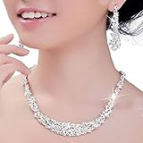StillCool® Luxury Crystal Bridal Jewelry Sets Hotsale Necklace+earrings Jewelry Wedding