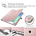 Fintie Samsung Galaxy Tab A 9.7 Folio Case - Slim Fit Premium Vegan Leather Cover for Samsung Tab A 9.7-Inch Tablet SM-T550, SM-P550 (with Auto Sleep/Wake Feature), Rose Gold