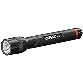 Coast® G26 415 Lumen Bulls-Eye™ Spot Beam LED Flashlight, Batteries Included, Black