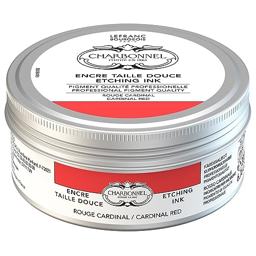 Lefranc Bourgeois Charbonnel Copper Printing Colours, Highly Pigmented Jet Printing Ink, Excellent Lightfastness, Vegan, Vibrant Colours, Age-Resistant, 200 ml P