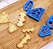 Cookie Cutters, KOOTIPS 4Pcs/set Bat Super Baking Fondant Man Cookie Cutters Cake Decoration