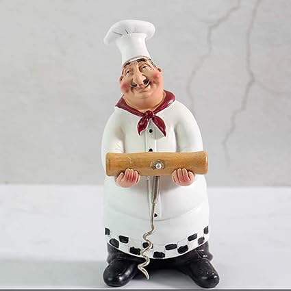 Lemonadeus Italian Chef Theme Figurine Kitchen Decorative