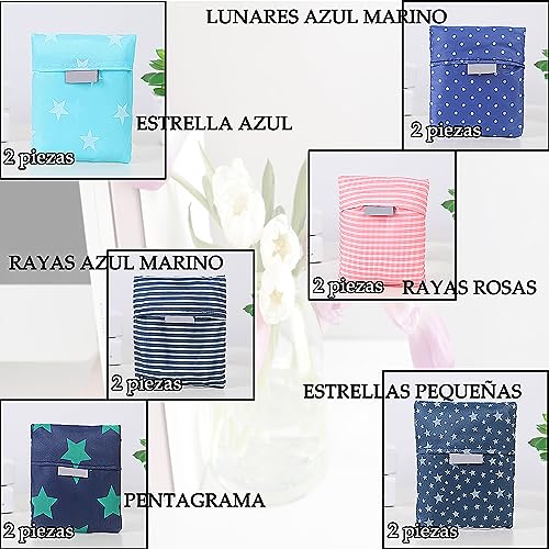 12PIEZAS Bolsas de la Compra Ecológicas, Bolsas de la Compra Portátiles Gran Capacidad Colsas Impermeables Bolsas de la Compra Plegables Supermercado