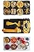 3T6B XD168-21B Bey Battling Top Burst Launcher Grip Set Storage Box Top Burst Gyros 4D with Launcher Burst Toys（Gold Editio）