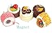 5 Fake Cake Cupcake Simulation Sprinkle Artificial Food Cake Kitchen Toy Decoration