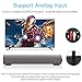 Sound Bar Bluetooth 4.2 Wireless & Wired 16.9 Inch Soundbar Surround Sound Home Theater Built-in Subwoofers for TV/PC/Phones/Tablets, 2 X 5W Bluetooth Stereo Speaker with Remote Control AUX/TF Cardthumb 1