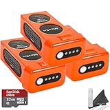 Autel Robotics X-Star Premium Accessory Bundle: Includes 32GB SanDisk MicroSD Card + 3 X-Star Premium Batteries (25 Min Flight Time Each) + eDigitalUSA Cleaning Kit