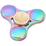 Fantastic Zone Fidget Spinner Toys Stainless Steel Bearing Rainbow Hand Spinning Toy for EDC ADHD Focusing Anxiety Stress Relief Boredom Killing Time Toys