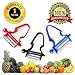 NEW 2018 | Magic Trio Peelers | Set Of 3 Stainless Steel Fruit & Vegetable Peelers | Great For Potatoes, Carrots, Apples, Oranges & Garlic | By Together We Cook