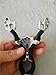 HOMEE Stainless Steel Outdoor Hunting Slingshots Triple Strength Wolf Professional Sports