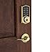 Kwikset 99150-001 SmartCode 915 Touchscreen Electronic UL Deadbolt with Smart Key, Polished Brass