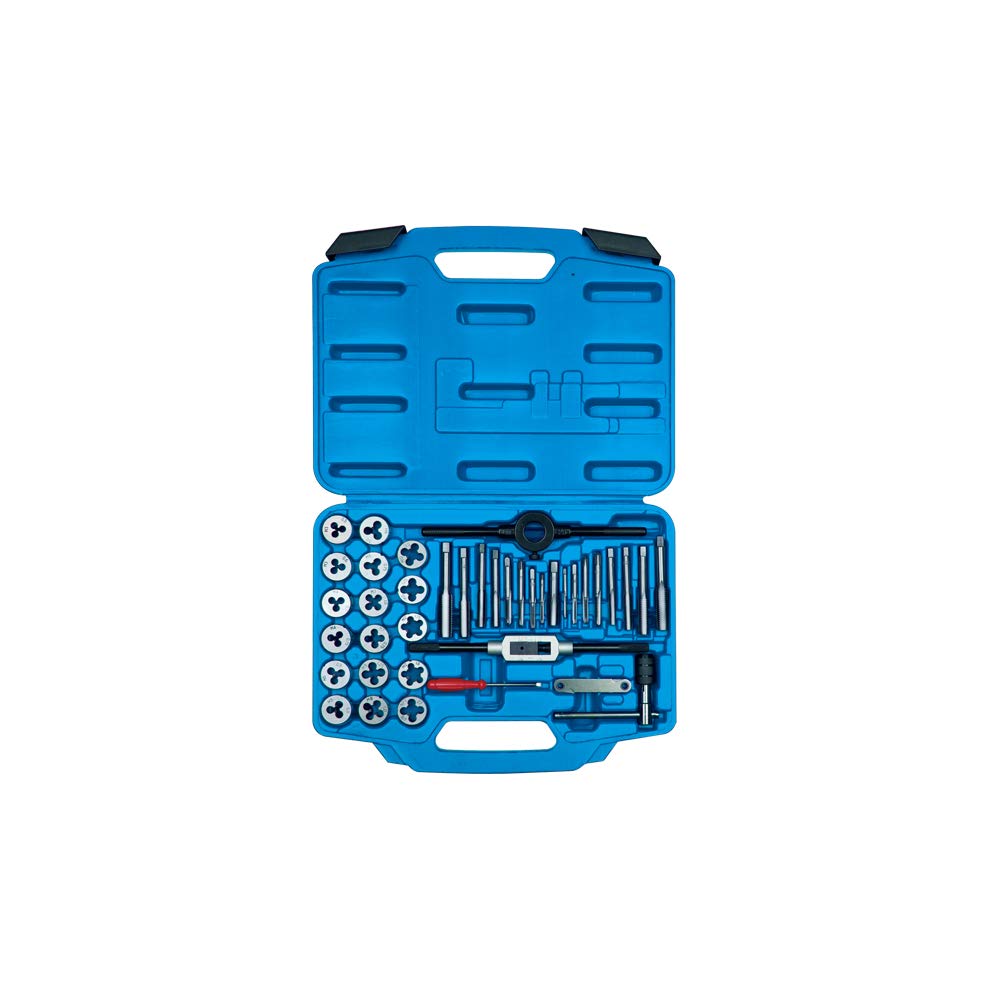 KING TONY 12939MQ1 Alloy Steel Tap and Die Set, 39 Piece