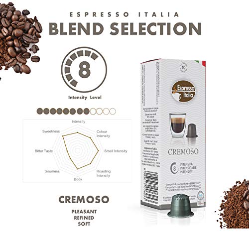 Espresso Italia Coffee Pods CREMOSO Capsules Compatible with
