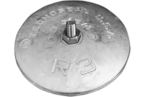 Tecnoseal R3 Rudder Anode - Zinc - 3-3/4" Diameter