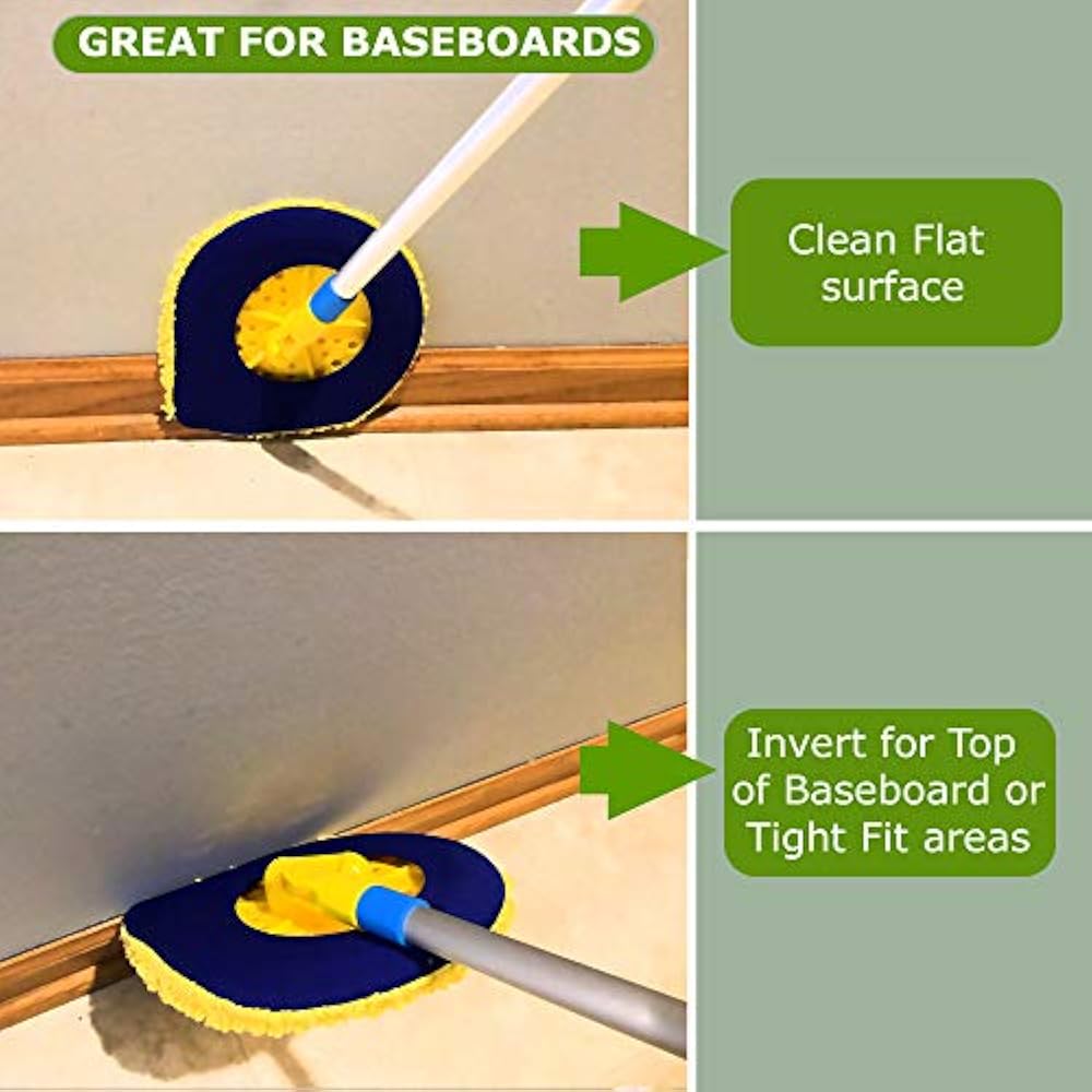 Chomp Long Dust Mops Handle Mop5 Minute CleanWalls Extendable Washer