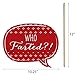 Big Dot of Happiness Christmas Family Reunion - Fun Family Theme Holiday Party Photo Booth Props Kit - 20 Count