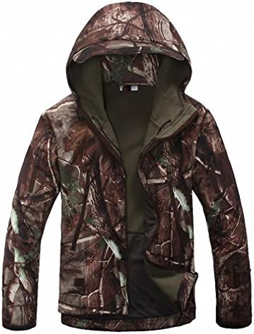 Army Camouflage Coat Military Tactical Jacket Men Soft Shell Waterproof Windproof Jacket Coat Plus Size 4XL Raincoat Tree L