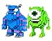 LOZ Diamond Blocks Monsters INC Mike Wazowski and Sulley 2 Pcs Set by LOZBlock