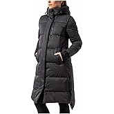 MPG Ladies' Maxi Down Puffer Jacket (Black, X-Large)