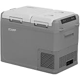 zcamp GES45 Portable Freezer,Dual Zone 12 Volt Car Refrigerator,34QT(32L) 12v cooler Fast Cooling Fridge, with 12/24V DC 100-240V AC for Camping, Outdoor, Travel, RV, Truck