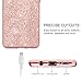 BENTOBEN Phone Case for Samsung Galaxy S9 Slim Protective Shockproof Phone Cases Luxury Glitter Sparkle Bling Pretty Cases Shiny Girly Phone Cover with Lanyard for Girls Women - Rose Gold