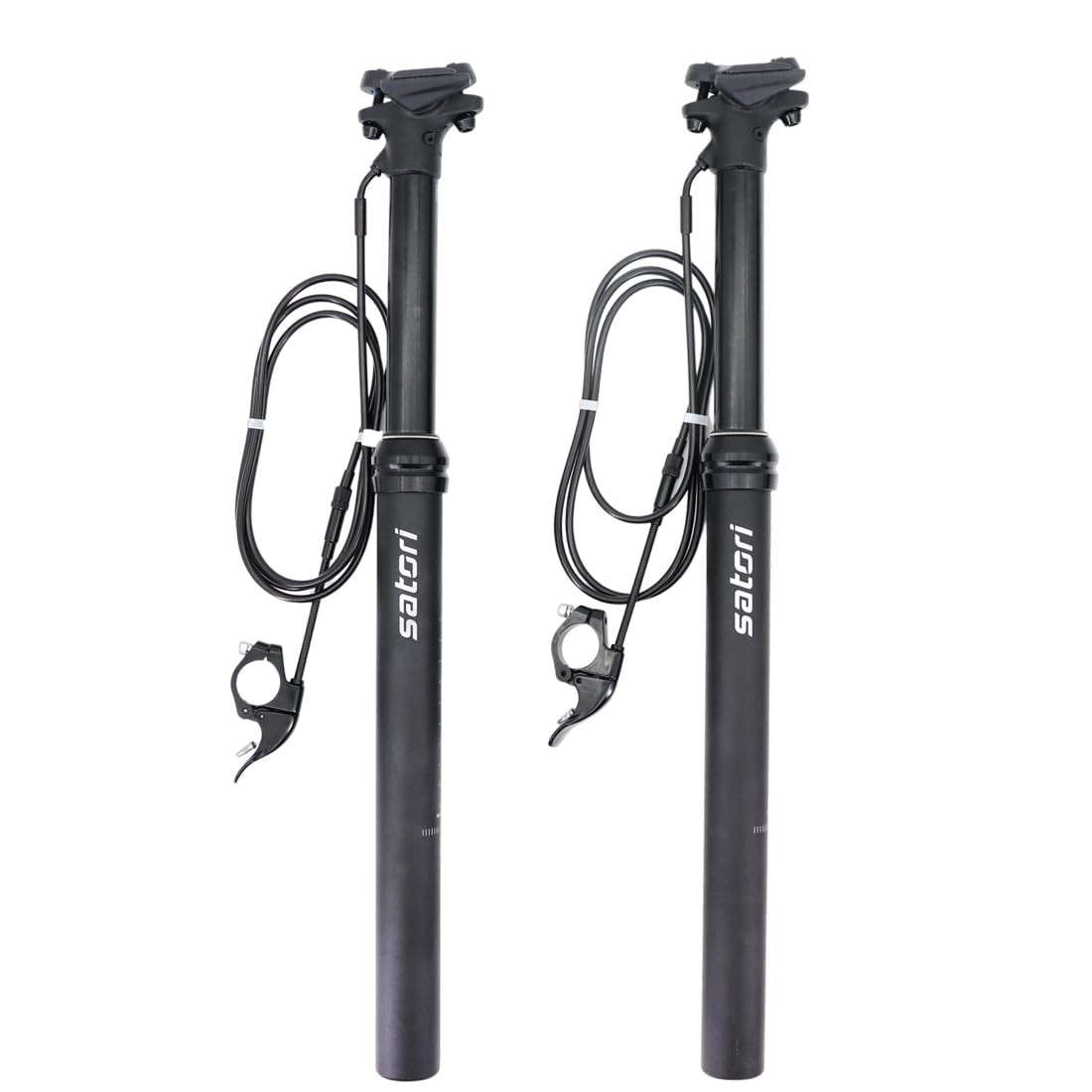 Photo 1 of (single) (untested) DJC MTB Dropper Seatpost Height Adjustable 125mm Travel Stroke External Cable Routing Remote Control Satori(External 31.6mm Diameter)