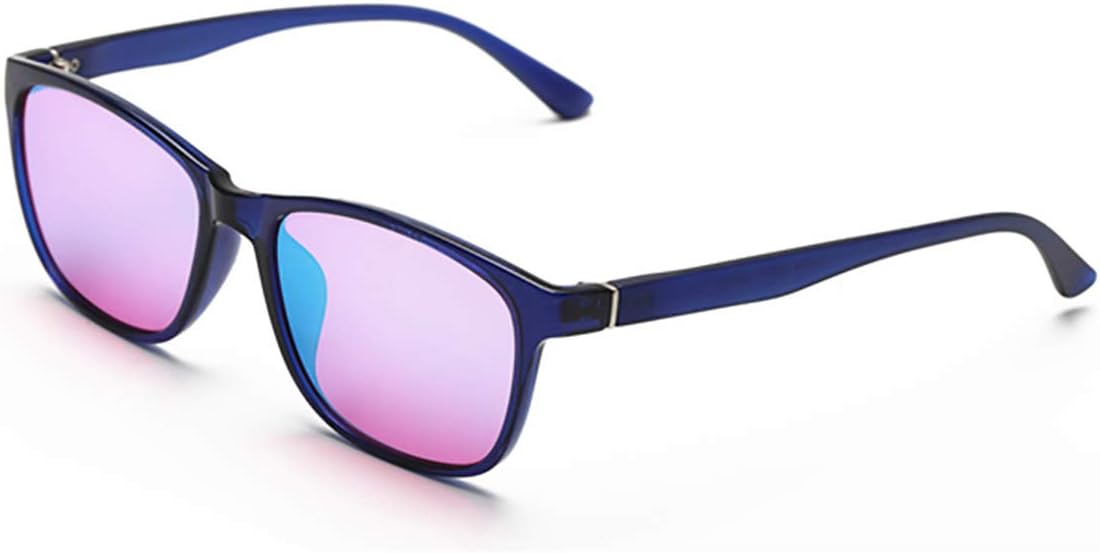 HSJSY Red Green Color Blind Glasses Color-Blindness Glasses Driver Traffic Eyeglass Spectacles Corrective Men Women,BlurayFullFrame
