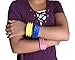 SPIKY SLAP BRACELET BAND 5 pack - Sensory Fidget Toy to Increase Focus Reduce Stress Soothe Nerves Reduce Child's Nervous Finger Picking Bracelets for boys Autism Toys OCD ADHD PTSD