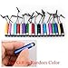 WM King Pack of 9 Acrylic Crochet Hooks 3.0mm-12mm in a Plastic Wallet/case