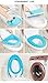 Super Soft Plush Warm Thicken Toilet Seats Covers(Blue)
