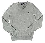 Polo Ralph Lauren Men V-Neck Pima Cotton Pony Logo Sweater