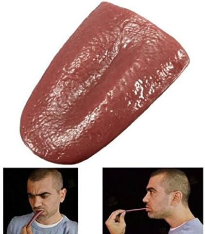 Tongue Realistic Tongue Gross Jokes Prank Magic Tricks Halloween Horrific Prop Magician