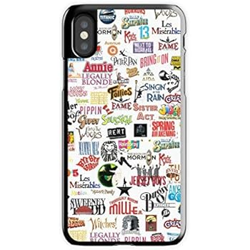 Amazon Com Cell World Llc Broadway Musical Collage Hard Rubber