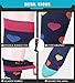 3 Pairs Moderate Compression Socks Women 15-20mmHg Wide Calf Ladies' Knee High Compression Stockings Fashion Support Socks for Sports, Exercise, Gym, Running, Nurses, Maternity, Pregnancy, L/XL