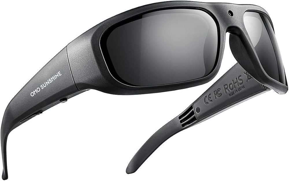 OhO Sunshine 32G Camera Glasses 1080P UV400 Sunglasses Sports Video