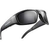 OHO Ultra‑Light Smart Glasses with Camera, 24MP 1080P Video Built‑in Memory | 1080P Camera Glasses, Record‑While‑Charging, Water Resistant, Polarized Lens, Hands‑Free Video for Cycling, Hiking &amp; Running