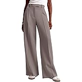 NIMIN Women Wide Leg Pants High Waisted Business Casual Work Trousers Dressy Pants with Pockets