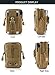 Efanr Universal Outdoor Tactical Holster Military Molle Hip Waist Belt Bag Wallet Pouch Purse Phone Case with Zipper Compatible with Samsung Galaxy S7 S6 LG HTC and More Smartphones (Camouflage-6)